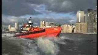 RNLI E class Lifeboat on the River Thames [upl. by Zingale370]