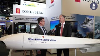 Kongsberg Naval Strike Missile at Indo Pacific 2023 [upl. by Essile]