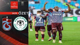 Trabzonspor 32 Konyaspor MAÇ ÖZETİ  Spor Toto Süper Lig  20242025 [upl. by Stefan278]