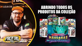 ABRINDO TODOS OS PRODUTOS DA COLEÇÃO MÁSCARAS DO CREPÚSCULO DE POKÉMON TCG  FREITAS TCG [upl. by Romeyn]