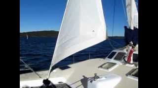 Crowther WindSpeed Catamaran  Clear Horizons wmv [upl. by Asecnarf]