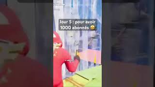 Jour 5  pour avoir 1000 abonnés fortnite zetfar clips fortnitehumour clip gaming wazz fall [upl. by Ardnovahs]