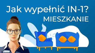 Podatek od nieruchomości MIESZKANIE Jak wypełnić IN1 Przykład [upl. by Bixby]