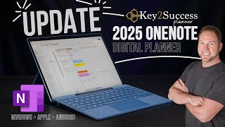 New Features for 2025 OneNote Digital Planner [upl. by Ellennaj684]