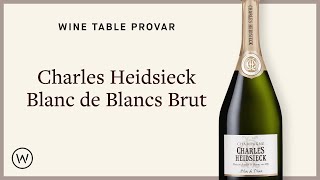 Win Table provar Charles Heidsieck Blanc de Blancs Brut [upl. by Zacarias]