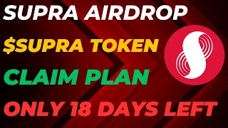 Supra Airdrop Update  Select Your Deligation Slot  Set Claim Plan Supra Airdrop  Free Airdrop [upl. by Ellehcil145]