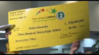 Dominican immigrant scoops 338m US lottery prize [upl. by Akenat]