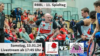 13 Spieltag RBBL Doneck Dolphins Trier  RBC Köln 99ers [upl. by Nimaj]