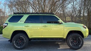 GRINCH BUILD My Finished 2022 Toyota 4Runner TRD Pro in Lime Rush [upl. by Eseeryt]