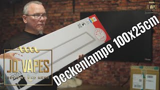 EGLO LED Deckenleuchte Bottazzo Deckenlampe 100x25cm UNBOXING [upl. by Maighdiln]