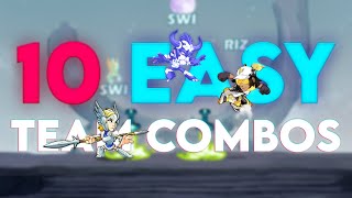 10 of the EASIEST Team Combos in BRAWLHALLA 4 [upl. by Horvitz]