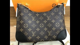 Original Louis Vuitton Boulogne Bag M45831 HD Unboxing [upl. by Cinimod]