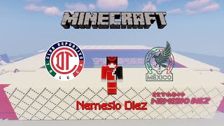 Minecraft  Estadio BBVA Bancomer de Monterrey  estructura gigante 2016 [upl. by Longmire]