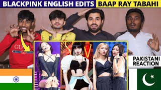 Blackpink English Edits 2024  Pakistani Reaction  Shan Rajpoot [upl. by Lirbij113]