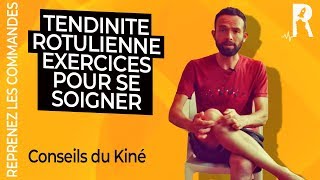 Tendinite rotulienne du genou  symptômes traitement et exercices kiné [upl. by Eaneg]