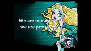 Monster High  We are monsters Lyrics [upl. by Vandyke146]