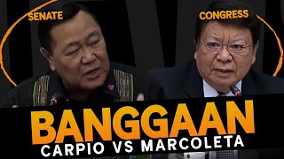 Congressman Rodante Marcoleta nakipagtagisan kay Retired Justice Carpio sa batas at Konstitusyon [upl. by Elkraps]