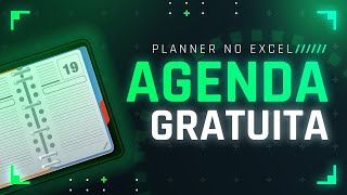 Como Fazer uma AGENDA no EXCEL Modelos GRATUITOS PLANNER [upl. by Leonore]