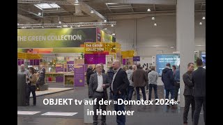 OBJEKT tv auf der »Domotex 2024« in Hannover [upl. by Haynor343]