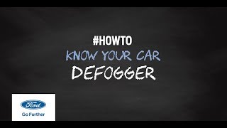 Know Your Car  Defogger [upl. by Riedel]