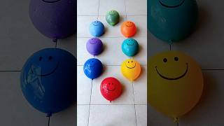 Time to Smile Water Color Balloons Pop Reverse Video Asmr [upl. by Nylsor]