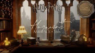 Winter at Hogwarts Ambience ✧˖° Harry Potter ASMR Study Ambience  Music [upl. by Hudnut]