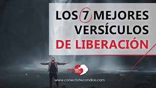 🦋 Los 7 Mejores Versículos de Liberación 🔴 Pasajes y Citas Bíblicas Guerra Espiritual en Audio LETRA [upl. by Autrey]