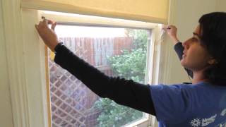 How to install doubleglazing plastic on your windows [upl. by Shari387]