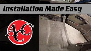 ACC  Carpet Install in a 1993 GMC Truck [upl. by Anegal706]