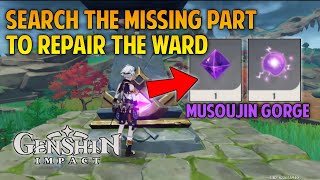 Search the missing part to repair ward genshin impact [upl. by Annawek]