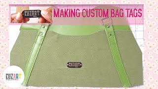 HOW TO MAKE A CUSTOM BAG TAG [upl. by Rodmann]