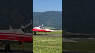 Patrouille Suisse taxi airpower airshow patruillesuisse [upl. by Jecho978]