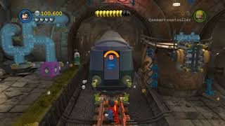 LEGO Batman 2 DC Super Heroes 100 Guide  Underground Retreat All Minikits Citizen in Peril [upl. by Reed]