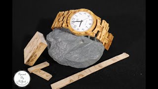 How to Make a Homemade Wooden Watch [upl. by Aciruam264]