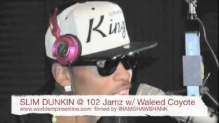 RIP SLIM DUNKIN THE LAST INTERVIEW AND VIDEO SHOOT FOR quotLIGHTS ONquot W WALEED AND SHAWSHANK [upl. by Yzeerb379]