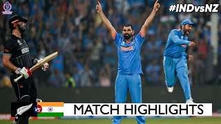 ICC World Cup 2023  India vs New Zealand  Full Highlights 2023  IND VS NZ 2023 [upl. by Ynahirb]