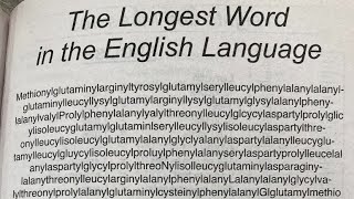 I ATTEMPTED TO READ THE LONGEST WORD IN THE ENGLISH LANGUAGE [upl. by Lletnwahs]