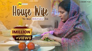 House Wife  The Most Underrated Job  Inspiring Short film in hindi  M2R Entertainment [upl. by Christianson]