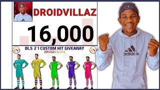 DLS 21 DroidVillaz Custom Kit Giveaway To Everyone  16k Subscribers Special [upl. by Nies]