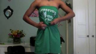 DIY How to Make a Dress from a Tshirt 3 Styles  NO CUTTING OR SEWING [upl. by Arual]