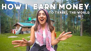 How do I earn money to travel the WORLD Indian YouTubers honest Ad revenue income  TanyaTalks [upl. by Kandace528]