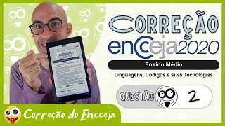 CORREÇÃO DO ENCCEJA Questão 2  Encceja 2020  Ensino Médio ▷ Obesidade infantil [upl. by Daniela]