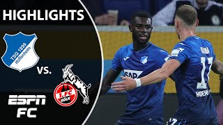 Hoffenheim demolishes Cologne as Ihlas Bebou bags a brace  Bundesliga Highlights  ESPN FC [upl. by Dinin]