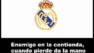 Himno del Real Madrid CFCon letra [upl. by Babbie646]