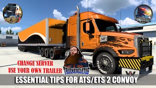 2 Essential tips for ATS and ETS2 141 convoy [upl. by Teodoor]