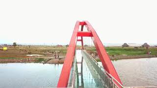 Indias First Glass Deck Bridge at NTR beach Kakinada Tourist Place In Andhra Pradesh [upl. by Diraj492]