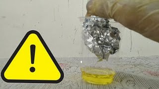 Hydrochloric Acid Vs Aluminium FoilHcl vs aluminiumHydrochloric acid vs aluminiumAcid [upl. by Jowett787]