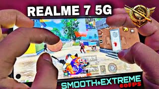 realme 7 5G PUBG Test MediaTek Dimensity 800U  5 FingerGyro  Smooth60FPS Graphics Gameplay [upl. by Akciret543]