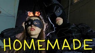 Batman and Catwoman Rooftop Fight  Homemade w Jack Douglass Olga Kay and Brock Baker [upl. by Jozef]