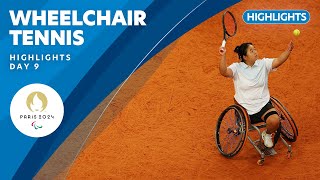 🎾 Wheelchair Tennis Highlights  Day 9  Paris 2024 Paralympic Games [upl. by Yrrol]